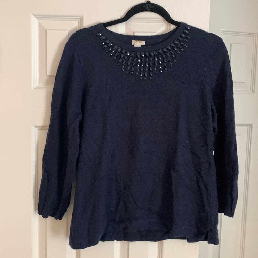 Navy blue J. Crew sweater